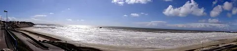 Bord de mer à Le Portel, près de Isques