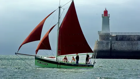 Bord de l’eau à Les Sables-d'Olonne, près de La Tranche-sur-Mer