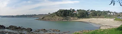 Bord de mer à Moëlan-sur-Mer, près de Concarneau