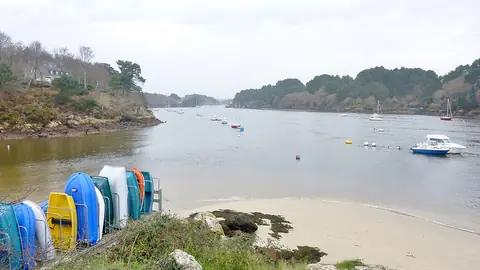 Bord de mer à Névez, près de Concarneau