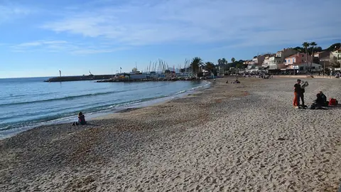 Bord de mer à Saint-Cyr-sur-Mer, près de Marseille